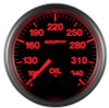 Autometer Elite 52mm 100-340 Deg F Oil Temp Peak & Warn w/ Electronic Control Gauge - 5640