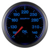 Autometer Elite 52mm 100-340 Deg F Oil Temp Peak & Warn w/ Electronic Control Gauge - 5640