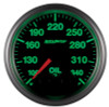 Autometer Elite 52mm 100-340 Deg F Oil Temp Peak & Warn w/ Electronic Control Gauge - 5640