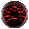 Autometer Elite 52mm 100-260 Degress F Trans Temperature Peak and Warn Gauge w/ Electonic Control - 5658
