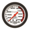 Autometer Phantom 66.7mm 0-2000 PSI Mechanical Nitrous Pressure Gauge - 5828