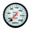 Autometer Phantom 5in 0-200 MPH Mechanical Speedometer - 5896
