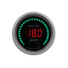 Autometer 52.4mm Black Switchable 0-100 Fuel Level / 8-18V Voltmeter Sport-Comp Elite Digital Gauge - 6709-SC