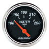 Autometer Designer Black 1969 Camaro Dash Kit 6pc Tach / MPH / Fuel / Oil / WTMP / Volt - 7021-DB