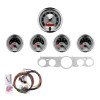 Autometer Direct Fit 5 Piece Dash Kit 65-66 Ford Mustang (3 3/8in & 2 1/16in) - 7035-AM Photo - Primary