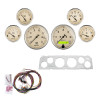 Autometer 6 Gauges Direct-Fit Dash Kit 64-66 Chevy - Antique Beige - 7043-AB