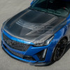 EOS Carbon Fiber OEM Style Hood - Cadillac CT5-V Blackwing (HOOD-1330-BKCF)