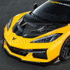EOS Z07 Extended Style Carbon Flash Metallic Front Splitter & Canards - C8 Corvette Z06 (FLIP-1042-V2-FRP_SPLITTER-528-V2-FRP)
