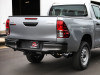 aFe 15-26 Toyota Hilux L4-2.4/2.8L (td) Vulcan Series 3in SS Rear-Side Exit Exhaust w/ Black Tip - 49-36088-B Photo - Mounted