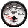 Autometer Phantom II 52.4mm SSE 100-250 Deg F Water Temperature Gauge - 7537