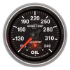 AutoMeter Gauge Oil Temp 2-5/8in. 340 Deg. F Stepper Motor W/ Peak & Warn Sport-Comp II - 7656