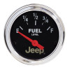 Autometer Jeep 52mm 0 OHMS Empty/90 OHMS Full Short Sweep Electronic Fuel Level Gauge - 880243