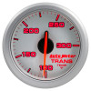 Autometer Airdrive 2-1/6in Trans Temperature Gauge 100-300 Degrees F - Silver - 9157-UL