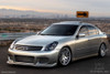 2003-2004 Infiniti G Sedan G35 Duraflex GT Competition Front Bumper Cover - 1 Piece / Vehicle Year Make Model Trim - 2003-2004-Infiniti G Sedan 4DR / Product Type - Front Bumper / Style Name -GT Competition / Kit Material - FRP (Fiberglass Reinforced Plastics) / Notes -