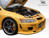 2003-2006 Mitsubishi Lancer Evolution 8 9 Duraflex C-1 Front Bumper Cover - 1 Piece / Vehicle Year Make Model Trim - 2003-2006-Mitsubishi Evolution ALL / Product Type - Front Bumper / Style Name -C-1 / Kit Material - FRP (Fiberglass Reinforced Plastics) / Notes -
