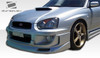 2004-2005 Subaru Impreza WRX STI Duraflex C-Speed Front Lip Under Spoiler Air Dam - 1 Piece / Vehicle Year Make Model Trim - 2004-2005-Subaru Impreza 4DR / Product Type - Front Lip/Add On / Style Name -C-Speed / Kit Material - FRP (Fiberglass Reinforced Plastics) / Notes - Note: front lip is designed for sti models only. other models will need modifications to fit properly.