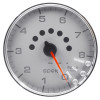 Autometer Spek-Pro Gauge Tachometer 5in 8K Rpm W/Shift Light & Peak Mem Silver/Chrome - P23821