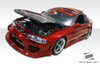 1992-1996 Honda Prelude Duraflex Drifter Front Bumper Cover - 1 Piece / Vehicle Year Make Model Trim - 1992-1996-Honda Prelude ALL / Product Type - Front Bumper / Style Name -Drifter / Kit Material - FRP (Fiberglass Reinforced Plastics) / Notes -