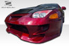 1994-1998 Mitsubishi 3000GT Dodge Stealth Duraflex Vader Front Bumper Cover - 1 Piece / Vehicle Year Make Model Trim - 1994-1998-Mitsubishi 3000GT ALL / Product Type - Front Bumper / Style Name -Vader / Kit Material - FRP (Fiberglass Reinforced Plastics) / Notes - Note: bumper requires the use of 94-98 3000GT bumper lights