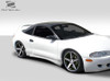 1995-1999 Mitsubishi Eclipse Eagle Talon Duraflex Kombat Side Skirts Rocker Panels - 2 Piece / Vehicle Year Make Model Trim - 1995-1999-Mitsubishi Eclipse ALL / Product Type - Sideskirts / Style Name -Kombat / Kit Material - FRP (Fiberglass Reinforced Plastics) / Notes -