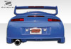 1995-1999 Mitsubishi Eclipse Eagle Talon Duraflex Blits Rear Bumper Cover - 1 Piece / Vehicle Year Make Model Trim - 1995-1999-Mitsubishi Eclipse ALL / Product Type - Rear Bumper / Style Name -Blits / Kit Material - FRP (Fiberglass Reinforced Plastics) / Notes - Note: talon models will need modifications to the rear bumper to fit properly.