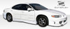 1997-2003 Pontiac Grand Prix 4DR Duraflex Showoff 3 Side Skirts Rocker Panels - 2 Piece / Vehicle Year Make Model Trim - 1997-2003-Pontiac Grand Prix 4DR / Product Type - Sideskirts / Style Name -Showoff 3 / Kit Material - FRP (Fiberglass Reinforced Plastics) / Notes -