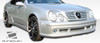 1998-2002 Mercedes CLK W208 Duraflex UR-S Front Bumper Cover - 1 Piece / Vehicle Year Make Model Trim - 1998-2002-Mercedes CLK ALL / Product Type - Front Bumper / Style Name -UR-S / Kit Material - FRP (Fiberglass Reinforced Plastics) / Notes - Note: fog light opening is 3".