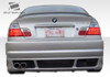 1999-2006 BMW 3 Series E46 2DR 4DR Duraflex R-1 Rear Bumper Cover - 1 Piece / Vehicle Year Make Model Trim - 1999-2006-BMW 3 Series 2DR / Product Type - Rear Bumper / Style Name -R-1 / Kit Material - FRP (Fiberglass Reinforced Plastics) / Notes -