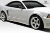 1999-2004 Ford Mustang Duraflex Colt Side Skirts Rocker Panels - 2 Piece / Vehicle Year Make Model Trim - 1999-2004-Ford Mustang ALL / Product Type - Sideskirts / Style Name -Colt / Kit Material - FRP (Fiberglass Reinforced Plastics) / Notes -
