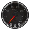 Autometer Spek-Pro Gauge Boost 2 1/16in 35psi Stepper Motor W/Peak & Warn Black/Chrome - P30331