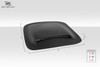 Universal Duraflex Hood / Roof Scoop Type 2 - 1 Piece / Vehicle Year Make Model Trim - --  ALL / Product Type - Scoop / Style Name -\Universal / Kit Material - FRP (Fiberglass Reinforced Plastics) / Notes - Note: dimensions are 26" front to back x 25" side to side x 1" scoop height.