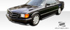 1981-1991 Mercedes S Class W126 4DR Duraflex AMG Look Front Bumper Cover (euro spec) - 1 Piece / Vehicle Year Make Model Trim - 1981-1991-Mercedes S Class 4DR / Product Type - Front Bumper / Style Name -AMG Look / Kit Material - FRP (Fiberglass Reinforced Plastics) / Notes - Note: made for european models. us models models need modification to fit properly.