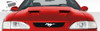 1994-1998 Ford Mustang Duraflex Mach 1 Hood - 1 Piece / Vehicle Year Make Model Trim - 1994-1998-Ford Mustang ALL / Product Type - Hood / Style Name -Mach 1 / Kit Material - FRP (Fiberglass Reinforced Plastics) / Notes - Note: Hood pins are required.