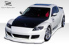 2004-2008 Mazda RX-8 Duraflex Velocity Front Bumper Cover - 1 Piece / Vehicle Year Make Model Trim - 2004-2008-Mazda RX8 ALL / Product Type - Front Bumper / Style Name -Velocity / Kit Material - FRP (Fiberglass Reinforced Plastics) / Notes -