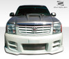 2002-2006 Cadillac Escalade Duraflex Platinum 2 Hood - 1 Piece / Vehicle Year Make Model Trim - 2002-2006-Cadillac Escalade ALL / Product Type - Hood / Style Name -Platinum 2 / Kit Material - FRP (Fiberglass Reinforced Plastics) / Notes - Note: Hood pins are required.