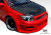 2005-2010 Scion tC Duraflex Touring Wide Body Front Bumper Cover - 1 Piece / Vehicle Year Make Model Trim - 2005-2010-Scion TC ALL / Product Type - Front Bumper / Style Name -Touring / Kit Material - FRP (Fiberglass Reinforced Plastics) / Notes - Note: must be used in conjunction with complete wide body kit