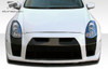 2003-2007 Infiniti G Coupe G35 Duraflex GT-R Front Bumper Cover - 1 Piece / Vehicle Year Make Model Trim - 2003-2007-Infiniti G Coupe 2DR / Product Type - Front Bumper / Style Name -GT-R / Kit Material - FRP (Fiberglass Reinforced Plastics) / Notes -