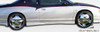 2000-2007 Chevrolet Monte Carlo Duraflex Racer Side Skirts Rocker Panels - 2 Piece / Vehicle Year Make Model Trim - 2000-2007-Chevrolet Monte Carlo ALL / Product Type - Sideskirts / Style Name -Racer / Kit Material - FRP (Fiberglass Reinforced Plastics) / Notes -