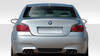 2004-2010 BMW 5 Series E60 4DR Duraflex M5 Look Rear Bumper Cover - 1 Piece / Vehicle Year Make Model Trim - 2004-2010-BMW 5 Series 4DR / Product Type - Rear Bumper / Style Name -M5 Look / Kit Material - FRP (Fiberglass Reinforced Plastics) / Notes -