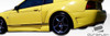1999-2004 Ford Mustang Duraflex CVX Side Skirts Rocker Panels - 2 Piece / Vehicle Year Make Model Trim - 1999-2004-Ford Mustang ALL / Product Type - Sideskirts / Style Name -CVX / Kit Material - FRP (Fiberglass Reinforced Plastics) / Notes -