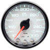 Autometer Spek-Pro Gauge Oil Temp 2 1/16in 300f Stepper Motor W/Peak & Warn Wht/Blk - P32212