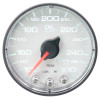 Autometer Spek-Pro Gauge Oil Temp 2 1/16in 300f Stepper Motor W/Peak & Warn Wht/Blk - P322128