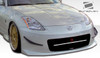 2003-2008 Nissan 350Z Z33 Duraflex N-2 Front Bumper Cover - 2 Piece / Vehicle Year Make Model Trim - 2003-2008-Nissan 350Z ALL / Product Type - Front Bumper / Style Name -N-2 / Kit Material - FRP (Fiberglass Reinforced Plastics) / Notes - Note: picture shows bumper with carbon fiber canards and lip. actual bumper is made of fiberglass.