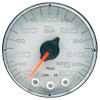 Autometer Spek-Pro Gauge Oil Temp 2 1/16in 300f Stepper Motor W/Peak & Warn Slvr/Chrm - P322218