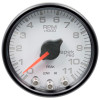 Autometer Spek-Pro Gauge Tach 2 1/16in 11K Rpm W/ Shift Light & Peak Mem Wht/Blk - P33612