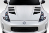 2009-2020 Nissan 370Z Z34 Duraflex Circuit Hood - 1 Piece / Vehicle Year Make Model Trim - 2009-2020-Nissan 370Z ALL / Product Type - Hood / Style Name -Circuit / Kit Material - FRP (Fiberglass Reinforced Plastics) / Notes - Note: Hood pins are required.