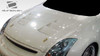 2003-2007 Infiniti G Coupe G35 Duraflex TS-1 Hood - 1 Piece / Vehicle Year Make Model Trim - 2003-2007-Infiniti G Coupe 2DR / Product Type - Hood / Style Name -TS-1 / Kit Material - FRP (Fiberglass Reinforced Plastics) / Notes - Note: Hood pins are required.
