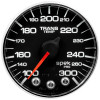 Autometer Spek-Pro Gauge Trans Temp 2 1/16in 300f Stepper Motor W/Peak & Warn Blk/Chrm - P342318