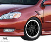 2003-2008 Toyota Corolla Duraflex GT Concept Fenders - 2 Piece / Vehicle Year Make Model Trim - 2003-2008-Toyota Corolla ALL / Product Type - Fender / Style Name -GT Concept / Kit Material - FRP (Fiberglass Reinforced Plastics) / Notes -
