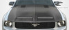 2005-2009 Ford Mustang Carbon Creations GT500 Hood - 1 Piece / Vehicle Year Make Model Trim - 2005-2009-Ford Mustang ALL / Product Type - Hood / Style Name -GT500 / Kit Material - Carbon Fiber / Notes - Note: Hood pins are required.